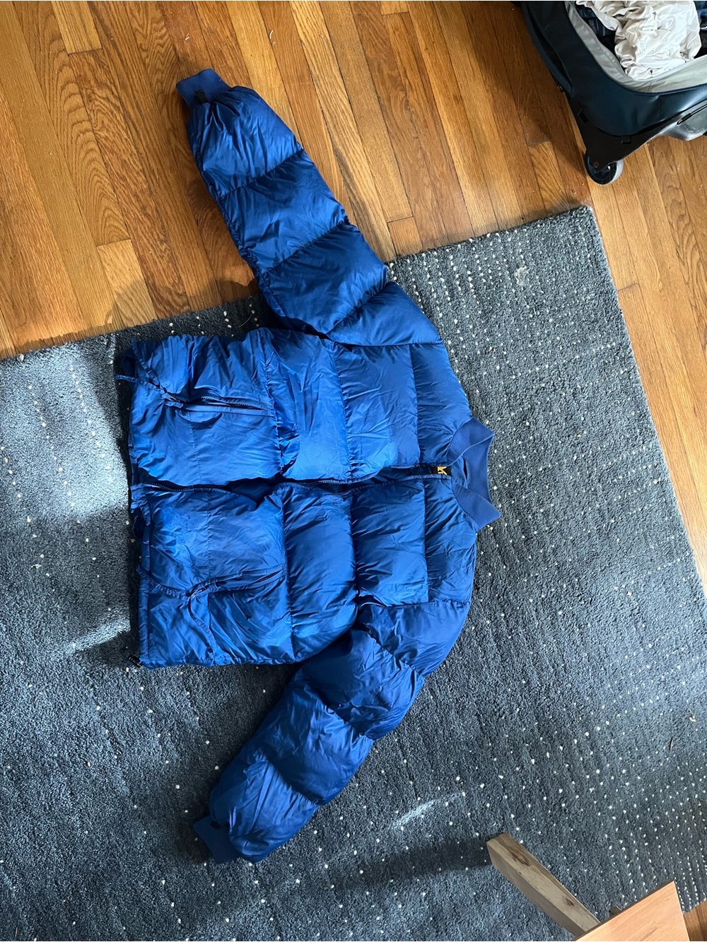 REI Bright Blue Puffer Jacket